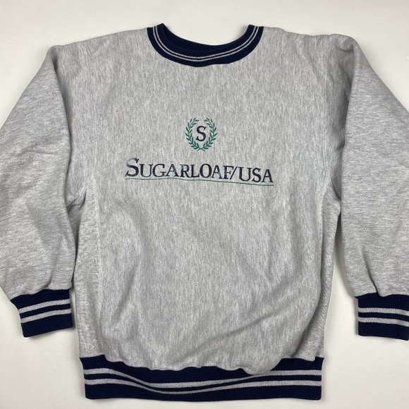 Vintage Sugarloaf USA Champion Reverse Weave Crewneck Sweatshirt Men's Medium - Picture 2 of 12
